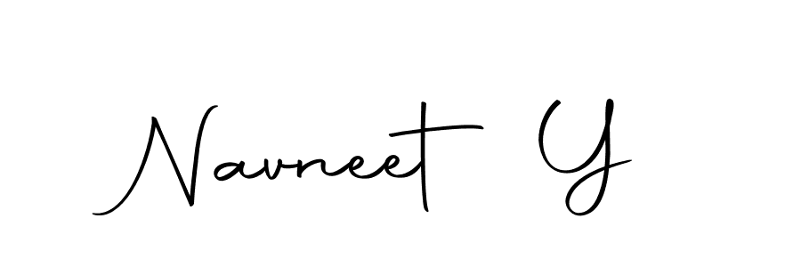 How to make Navneet Y signature? Autography-DOLnW is a professional autograph style. Create handwritten signature for Navneet Y name. Navneet Y signature style 10 images and pictures png