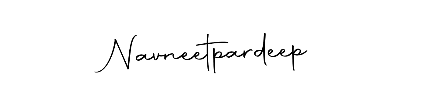 Create a beautiful signature design for name Navneetpardeep. With this signature (Autography-DOLnW) fonts, you can make a handwritten signature for free. Navneetpardeep signature style 10 images and pictures png