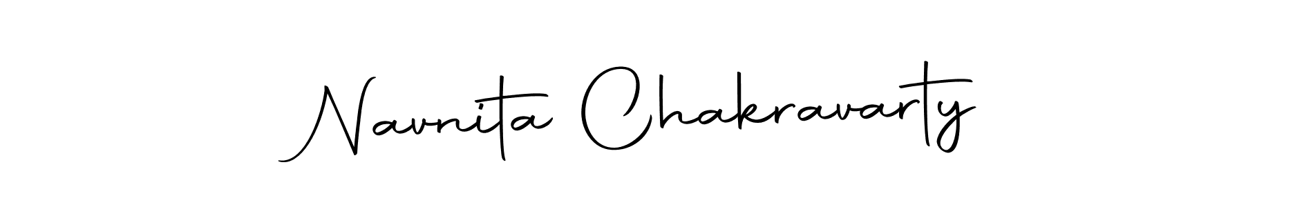 Create a beautiful signature design for name Navnita Chakravarty. With this signature (Autography-DOLnW) fonts, you can make a handwritten signature for free. Navnita Chakravarty signature style 10 images and pictures png