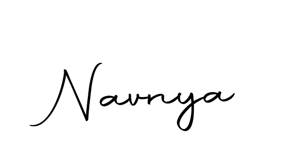 Navnya stylish signature style. Best Handwritten Sign (Autography-DOLnW) for my name. Handwritten Signature Collection Ideas for my name Navnya. Navnya signature style 10 images and pictures png