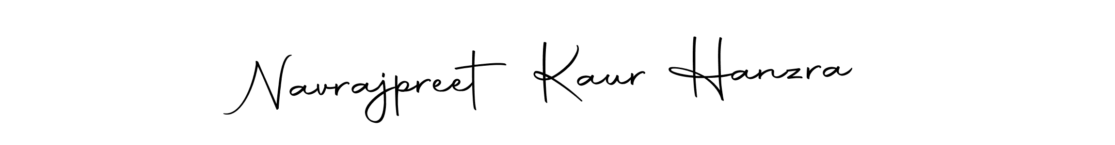 Make a beautiful signature design for name Navrajpreet Kaur Hanzra. Use this online signature maker to create a handwritten signature for free. Navrajpreet Kaur Hanzra signature style 10 images and pictures png