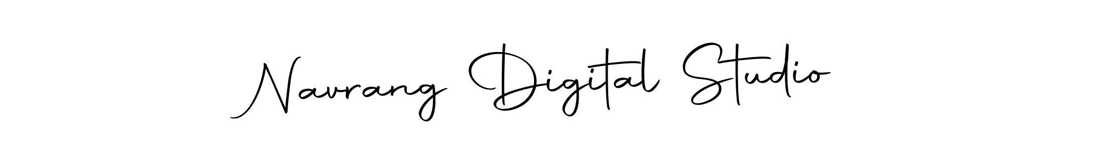 How to make Navrang Digital Studio name signature. Use Autography-DOLnW style for creating short signs online. This is the latest handwritten sign. Navrang Digital Studio signature style 10 images and pictures png