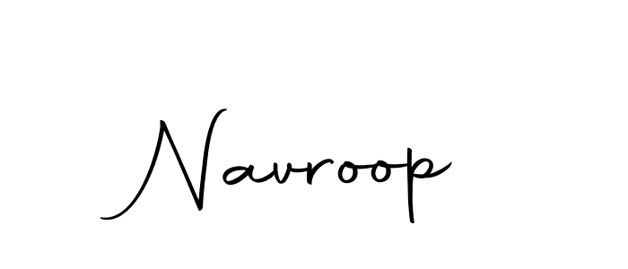 Make a beautiful signature design for name Navroop. With this signature (Autography-DOLnW) style, you can create a handwritten signature for free. Navroop signature style 10 images and pictures png