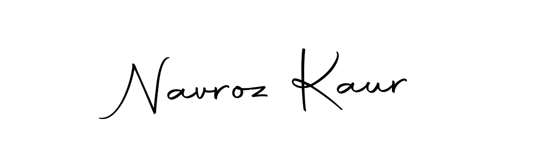 Create a beautiful signature design for name Navroz Kaur. With this signature (Autography-DOLnW) fonts, you can make a handwritten signature for free. Navroz Kaur signature style 10 images and pictures png