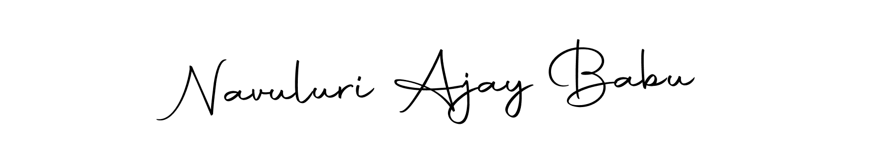 How to make Navuluri Ajay Babu signature? Autography-DOLnW is a professional autograph style. Create handwritten signature for Navuluri Ajay Babu name. Navuluri Ajay Babu signature style 10 images and pictures png