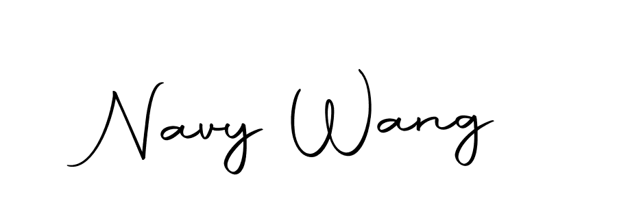 Create a beautiful signature design for name Navy Wang. With this signature (Autography-DOLnW) fonts, you can make a handwritten signature for free. Navy Wang signature style 10 images and pictures png