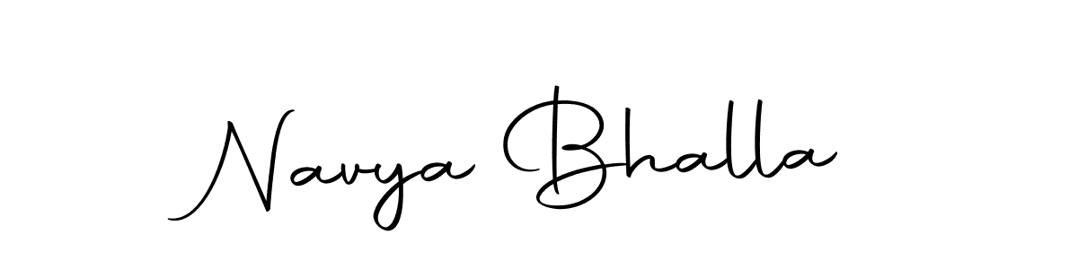 Make a short Navya Bhalla signature style. Manage your documents anywhere anytime using Autography-DOLnW. Create and add eSignatures, submit forms, share and send files easily. Navya Bhalla signature style 10 images and pictures png