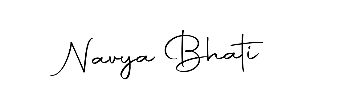 How to make Navya Bhati signature? Autography-DOLnW is a professional autograph style. Create handwritten signature for Navya Bhati name. Navya Bhati signature style 10 images and pictures png