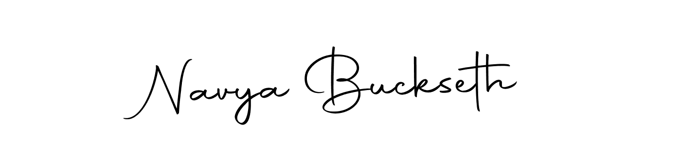 Here are the top 10 professional signature styles for the name Navya Buckseth. These are the best autograph styles you can use for your name. Navya Buckseth signature style 10 images and pictures png