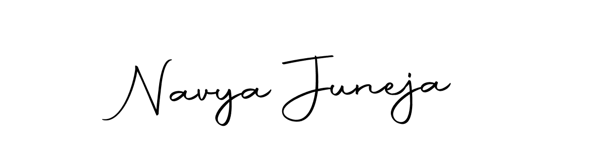 How to make Navya Juneja signature? Autography-DOLnW is a professional autograph style. Create handwritten signature for Navya Juneja name. Navya Juneja signature style 10 images and pictures png