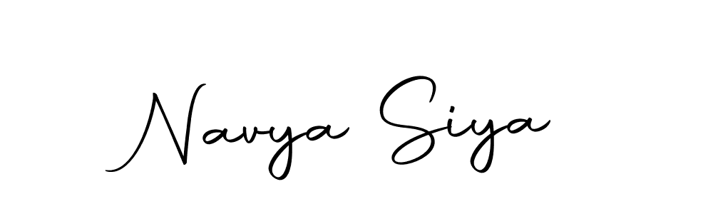 How to make Navya Siya name signature. Use Autography-DOLnW style for creating short signs online. This is the latest handwritten sign. Navya Siya signature style 10 images and pictures png