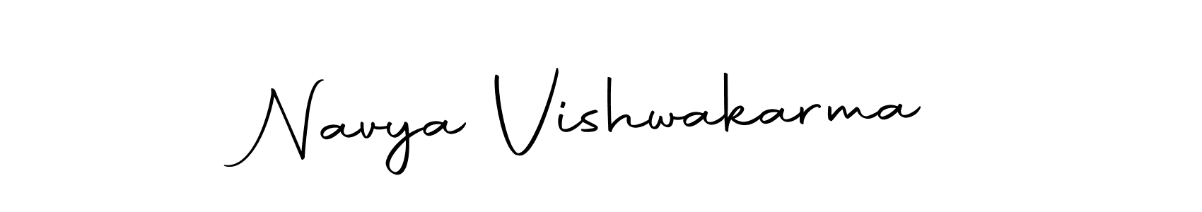 Make a short Navya Vishwakarma signature style. Manage your documents anywhere anytime using Autography-DOLnW. Create and add eSignatures, submit forms, share and send files easily. Navya Vishwakarma signature style 10 images and pictures png