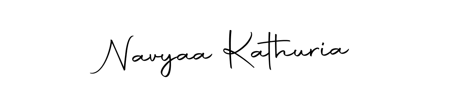 Navyaa Kathuria stylish signature style. Best Handwritten Sign (Autography-DOLnW) for my name. Handwritten Signature Collection Ideas for my name Navyaa Kathuria. Navyaa Kathuria signature style 10 images and pictures png