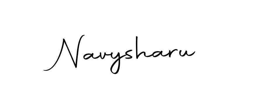 Design your own signature with our free online signature maker. With this signature software, you can create a handwritten (Autography-DOLnW) signature for name Navysharu. Navysharu signature style 10 images and pictures png