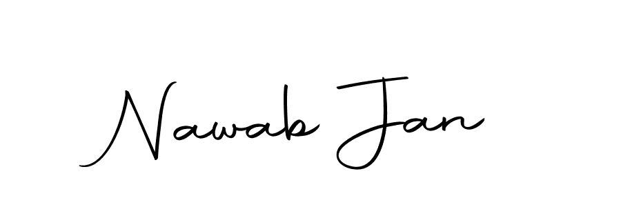 Make a beautiful signature design for name Nawab Jan. Use this online signature maker to create a handwritten signature for free. Nawab Jan signature style 10 images and pictures png