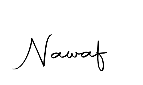 Nawaf stylish signature style. Best Handwritten Sign (Autography-DOLnW) for my name. Handwritten Signature Collection Ideas for my name Nawaf. Nawaf signature style 10 images and pictures png