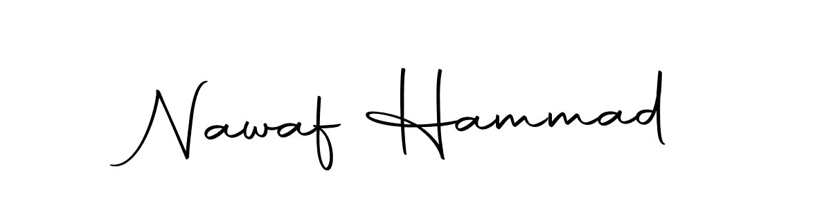 Nawaf Hammad stylish signature style. Best Handwritten Sign (Autography-DOLnW) for my name. Handwritten Signature Collection Ideas for my name Nawaf Hammad. Nawaf Hammad signature style 10 images and pictures png