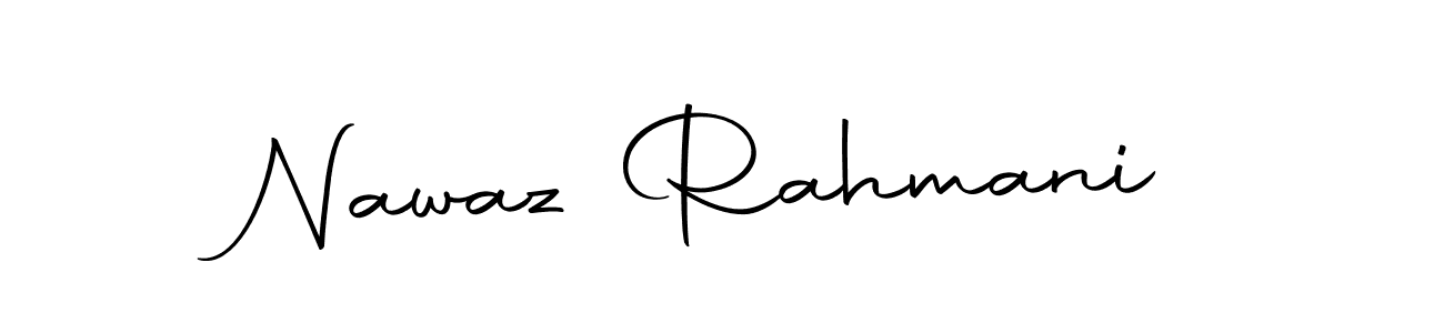 Use a signature maker to create a handwritten signature online. With this signature software, you can design (Autography-DOLnW) your own signature for name Nawaz Rahmani. Nawaz Rahmani signature style 10 images and pictures png