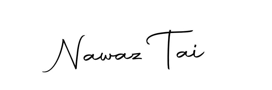 if you are searching for the best signature style for your name Nawaz Tai. so please give up your signature search. here we have designed multiple signature styles  using Autography-DOLnW. Nawaz Tai signature style 10 images and pictures png