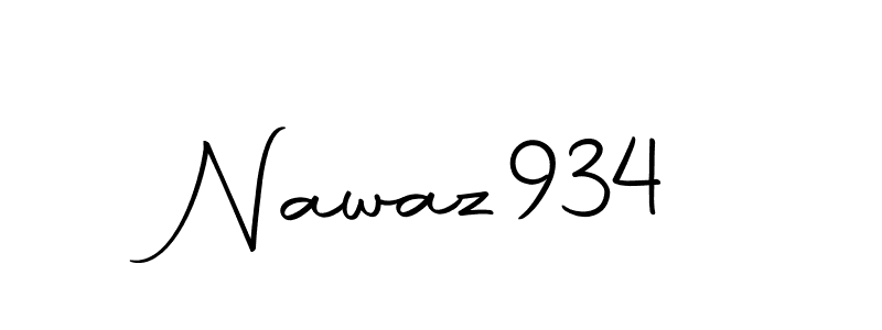 How to make Nawaz934 name signature. Use Autography-DOLnW style for creating short signs online. This is the latest handwritten sign. Nawaz934 signature style 10 images and pictures png