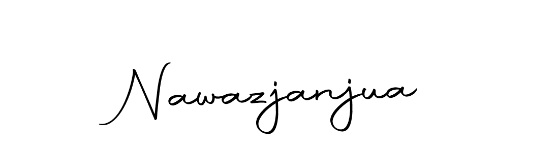 How to make Nawazjanjua name signature. Use Autography-DOLnW style for creating short signs online. This is the latest handwritten sign. Nawazjanjua signature style 10 images and pictures png