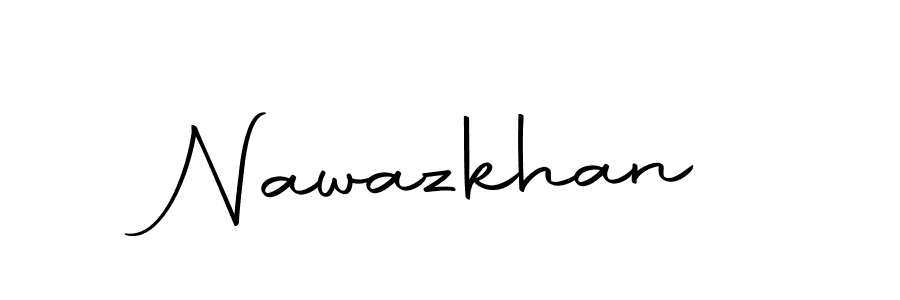 Use a signature maker to create a handwritten signature online. With this signature software, you can design (Autography-DOLnW) your own signature for name Nawazkhan. Nawazkhan signature style 10 images and pictures png