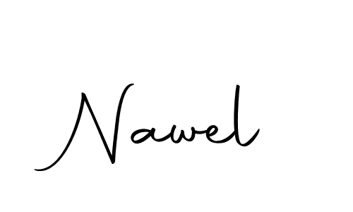 You can use this online signature creator to create a handwritten signature for the name Nawel. This is the best online autograph maker. Nawel signature style 10 images and pictures png