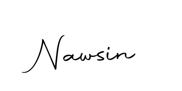 Make a beautiful signature design for name Nawsin. With this signature (Autography-DOLnW) style, you can create a handwritten signature for free. Nawsin signature style 10 images and pictures png
