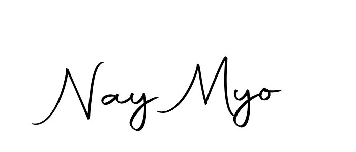 How to make Nay Myo name signature. Use Autography-DOLnW style for creating short signs online. This is the latest handwritten sign. Nay Myo signature style 10 images and pictures png