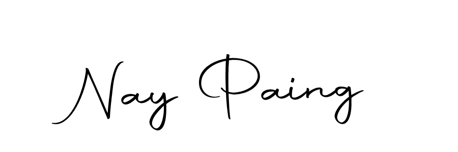 This is the best signature style for the Nay Paing name. Also you like these signature font (Autography-DOLnW). Mix name signature. Nay Paing signature style 10 images and pictures png