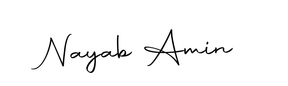 Also we have Nayab Amin name is the best signature style. Create professional handwritten signature collection using Autography-DOLnW autograph style. Nayab Amin signature style 10 images and pictures png