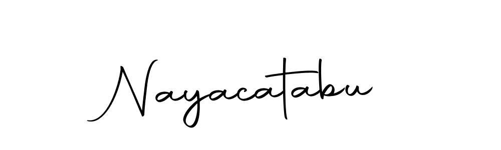 Here are the top 10 professional signature styles for the name Nayacatabu. These are the best autograph styles you can use for your name. Nayacatabu signature style 10 images and pictures png