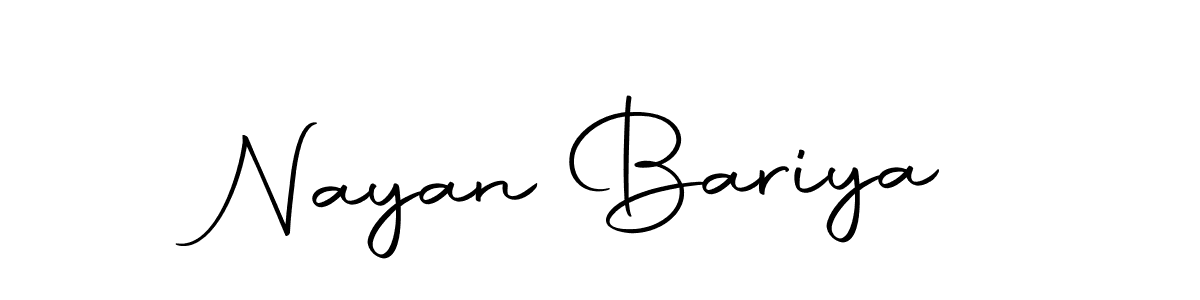 How to make Nayan Bariya signature? Autography-DOLnW is a professional autograph style. Create handwritten signature for Nayan Bariya name. Nayan Bariya signature style 10 images and pictures png