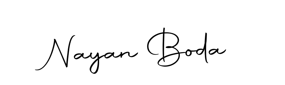 How to make Nayan Boda signature? Autography-DOLnW is a professional autograph style. Create handwritten signature for Nayan Boda name. Nayan Boda signature style 10 images and pictures png