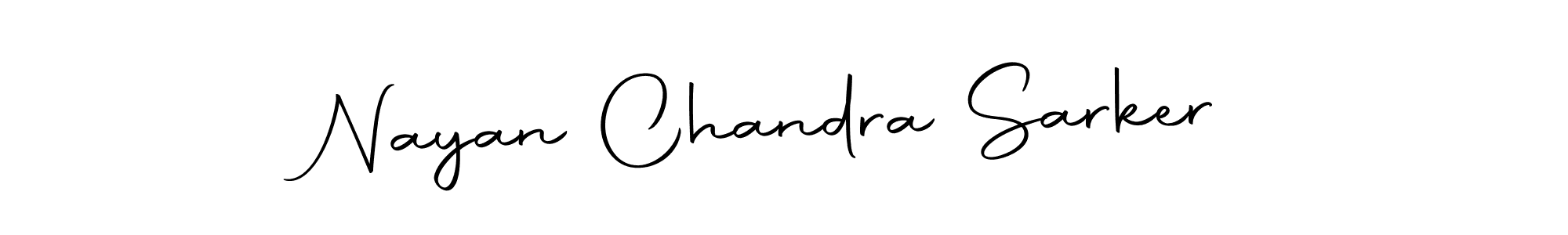 Create a beautiful signature design for name Nayan Chandra Sarker. With this signature (Autography-DOLnW) fonts, you can make a handwritten signature for free. Nayan Chandra Sarker signature style 10 images and pictures png