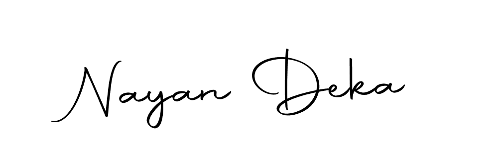 Create a beautiful signature design for name Nayan Deka. With this signature (Autography-DOLnW) fonts, you can make a handwritten signature for free. Nayan Deka signature style 10 images and pictures png