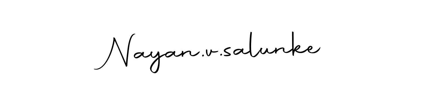 Also we have Nayan.v.salunke name is the best signature style. Create professional handwritten signature collection using Autography-DOLnW autograph style. Nayan.v.salunke signature style 10 images and pictures png
