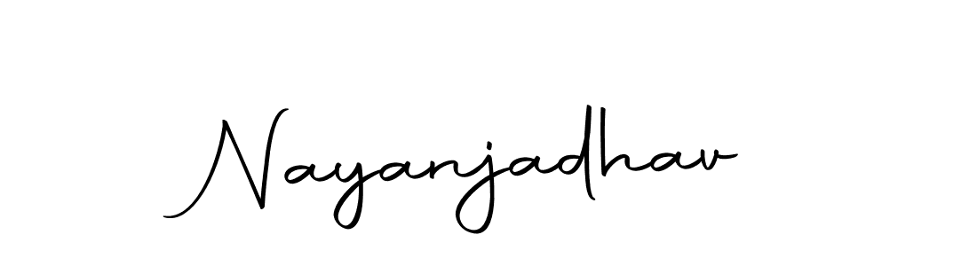How to make Nayanjadhav name signature. Use Autography-DOLnW style for creating short signs online. This is the latest handwritten sign. Nayanjadhav signature style 10 images and pictures png