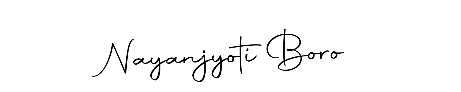 Nayanjyoti Boro stylish signature style. Best Handwritten Sign (Autography-DOLnW) for my name. Handwritten Signature Collection Ideas for my name Nayanjyoti Boro. Nayanjyoti Boro signature style 10 images and pictures png