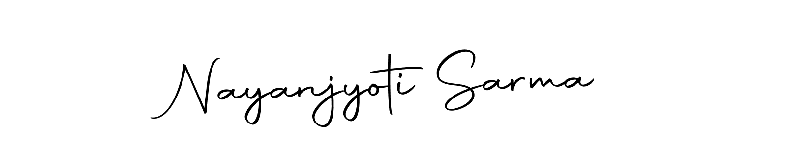 Also we have Nayanjyoti Sarma name is the best signature style. Create professional handwritten signature collection using Autography-DOLnW autograph style. Nayanjyoti Sarma signature style 10 images and pictures png