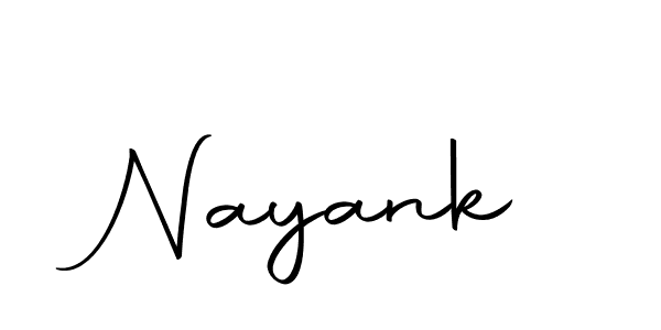 Create a beautiful signature design for name Nayank. With this signature (Autography-DOLnW) fonts, you can make a handwritten signature for free. Nayank signature style 10 images and pictures png