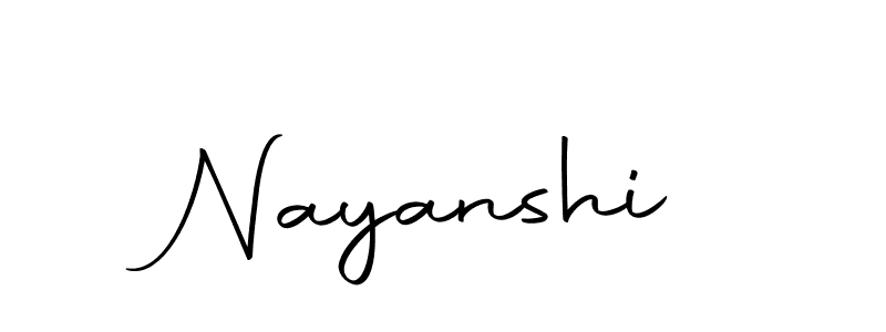 How to make Nayanshi signature? Autography-DOLnW is a professional autograph style. Create handwritten signature for Nayanshi name. Nayanshi signature style 10 images and pictures png