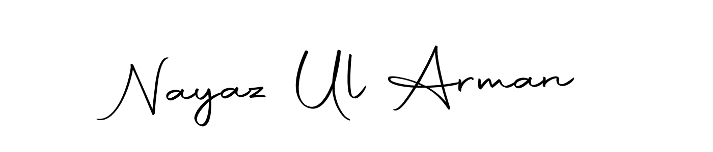 Design your own signature with our free online signature maker. With this signature software, you can create a handwritten (Autography-DOLnW) signature for name Nayaz Ul Arman. Nayaz Ul Arman signature style 10 images and pictures png