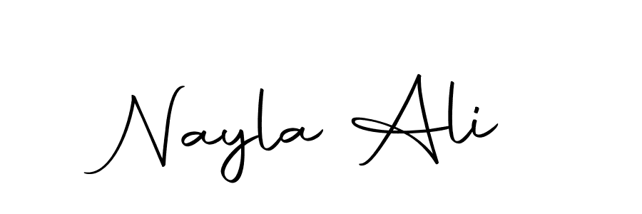 Use a signature maker to create a handwritten signature online. With this signature software, you can design (Autography-DOLnW) your own signature for name Nayla Ali. Nayla Ali signature style 10 images and pictures png