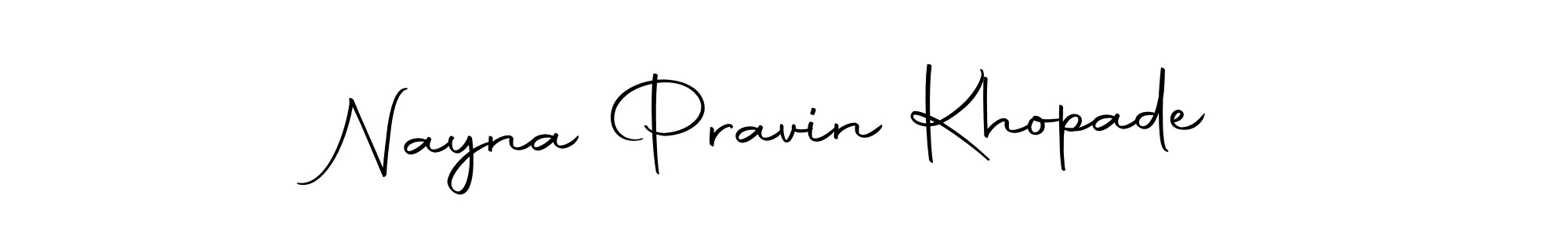 You should practise on your own different ways (Autography-DOLnW) to write your name (Nayna Pravin Khopade) in signature. don't let someone else do it for you. Nayna Pravin Khopade signature style 10 images and pictures png