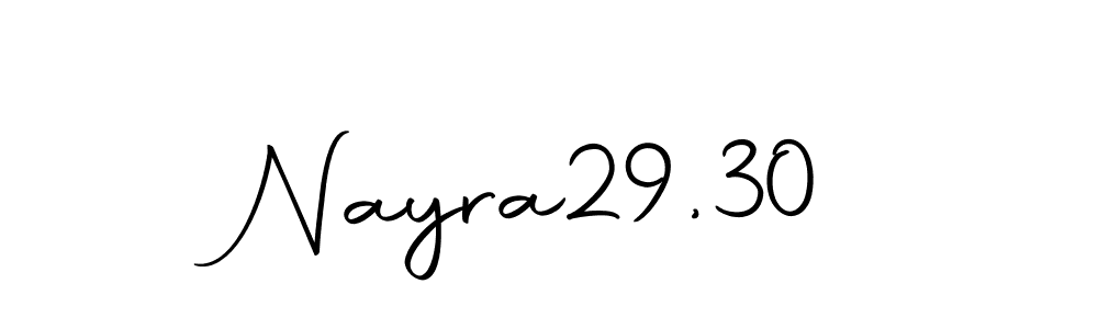 Nayra29,30 stylish signature style. Best Handwritten Sign (Autography-DOLnW) for my name. Handwritten Signature Collection Ideas for my name Nayra29,30. Nayra29,30 signature style 10 images and pictures png