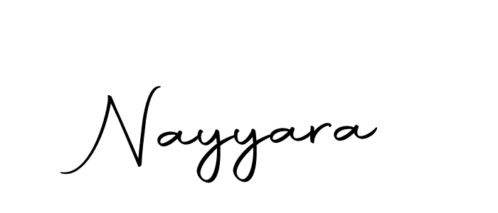 How to make Nayyara signature? Autography-DOLnW is a professional autograph style. Create handwritten signature for Nayyara name. Nayyara signature style 10 images and pictures png