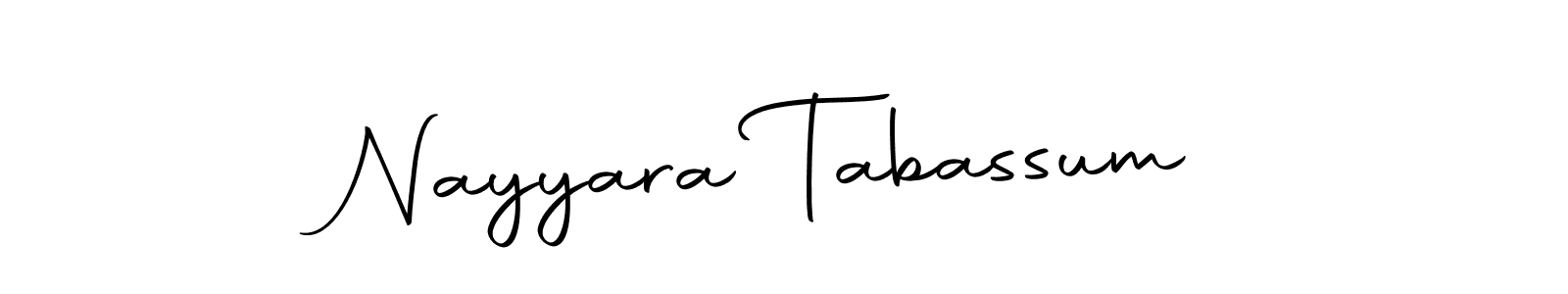 You should practise on your own different ways (Autography-DOLnW) to write your name (Nayyara Tabassum) in signature. don't let someone else do it for you. Nayyara Tabassum signature style 10 images and pictures png