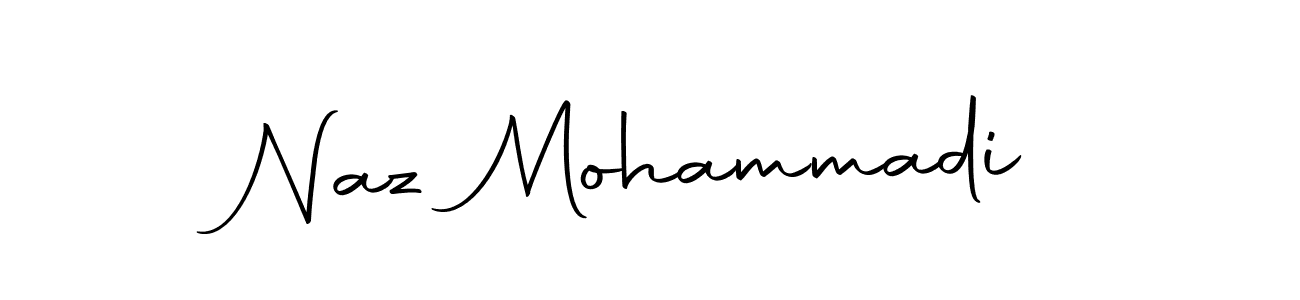 How to make Naz Mohammadi signature? Autography-DOLnW is a professional autograph style. Create handwritten signature for Naz Mohammadi name. Naz Mohammadi signature style 10 images and pictures png