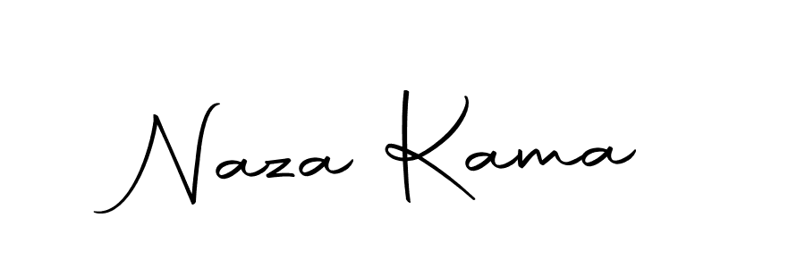 Create a beautiful signature design for name Naza Kama. With this signature (Autography-DOLnW) fonts, you can make a handwritten signature for free. Naza Kama signature style 10 images and pictures png